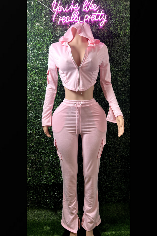 Pink Dream Hoodie Set