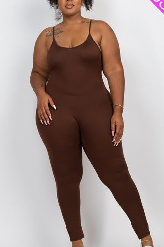 Londyn Cami Jumpsuit- Coffee